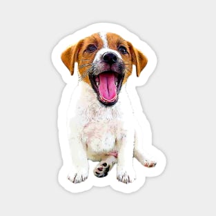 Jack Russell Terrier Cute Puppy Dog Sticker